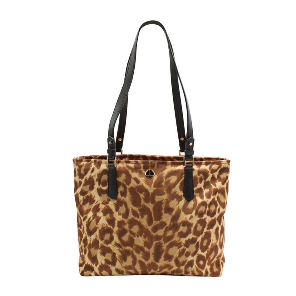 Kate Spade Taylor Leopard Crossbody Tote in Animal Print Nylon